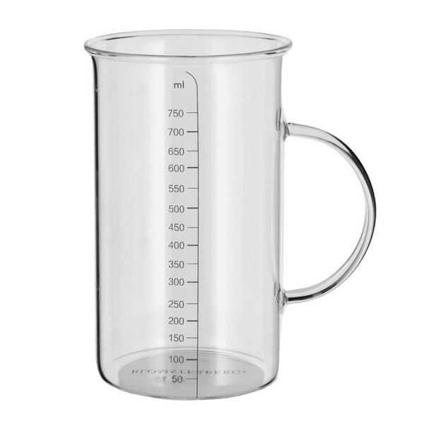 Målemugge 75 cl borosilikatglass