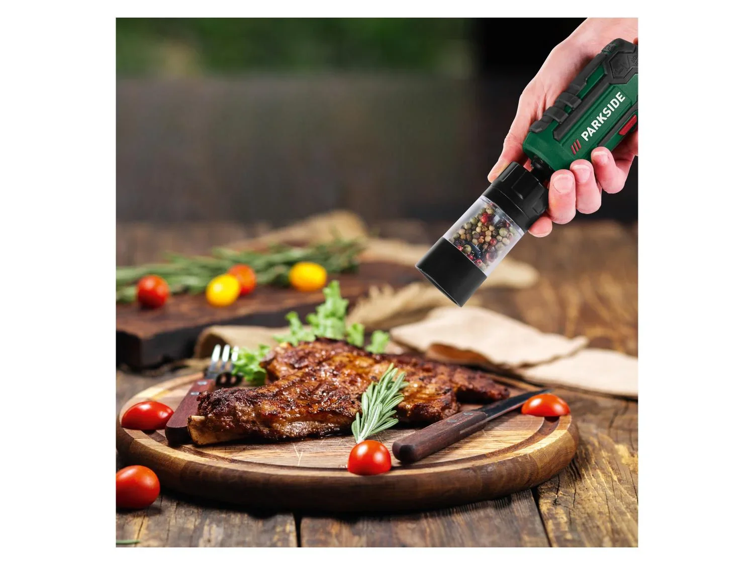 PARKSIDE Set de visseuses sans fil avec accessoires pour barbecue PAS 4 D7