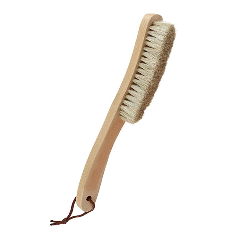 Custom logo Wooden U-shape Hat Cleaning Brush for Hat Gift Set