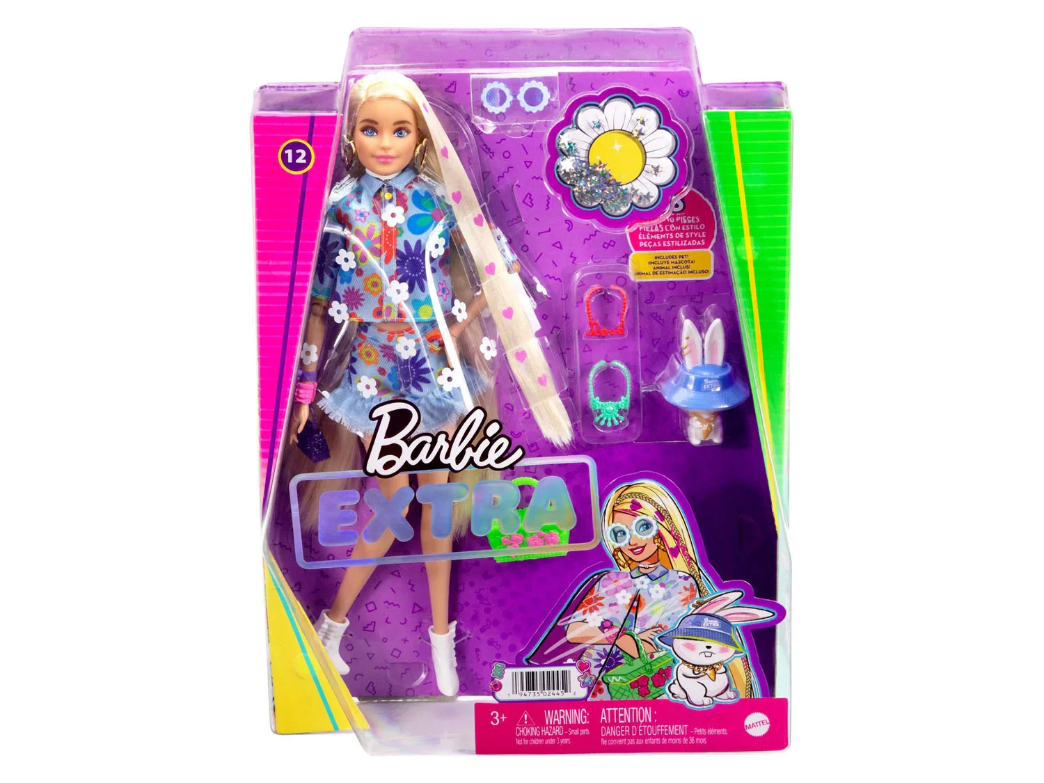 Poupe Extra Flower Power, Barbie