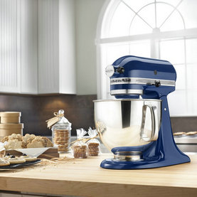 Robot pâtissier KitchenAid KSM150PSBW Artisan Series 5 pintes à tête inclinable, bleu saule