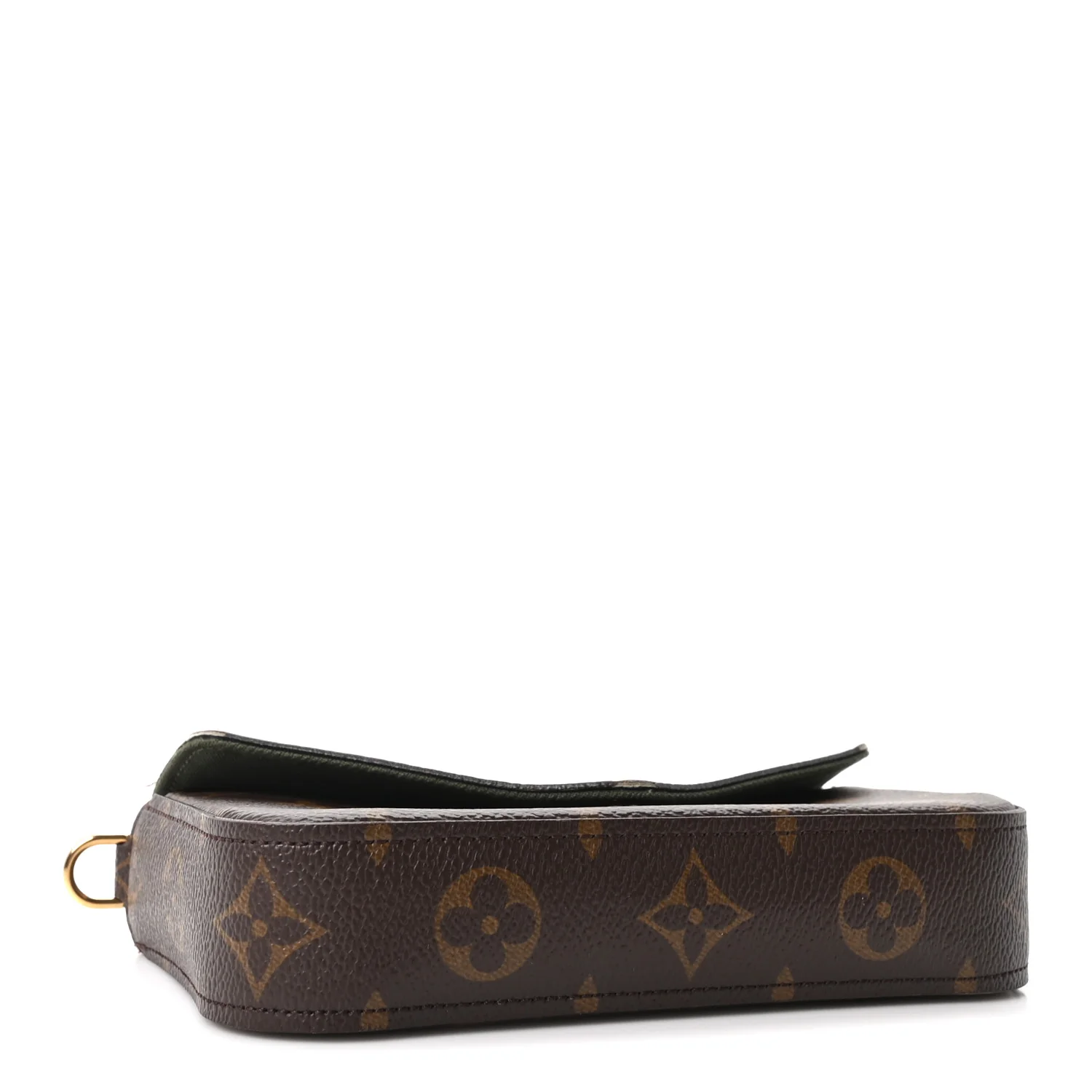 Monogram Felicie Strap & Go Kaki