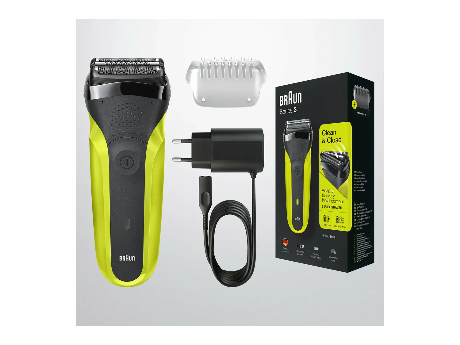 BRAUN Rasoir lectrique Series 3 Shave&Style 300s