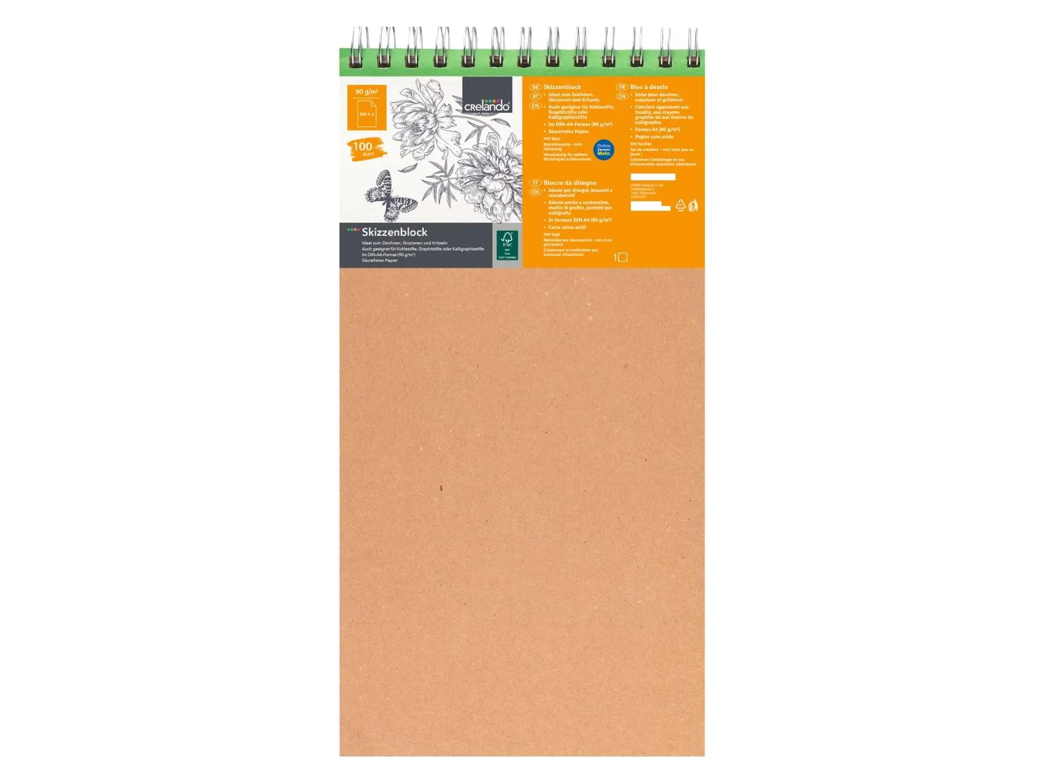 crelando Papier aquarelle ou bloc  dessin