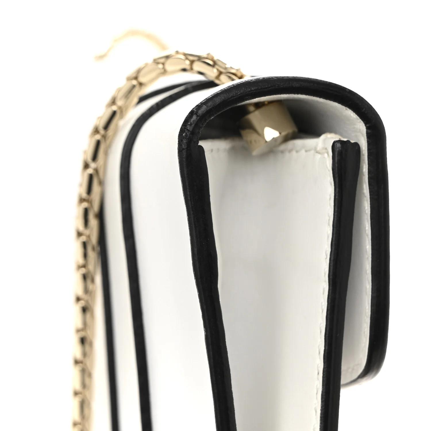 Calfskin Small Serpenti Forever Crossbody Bag White Agate