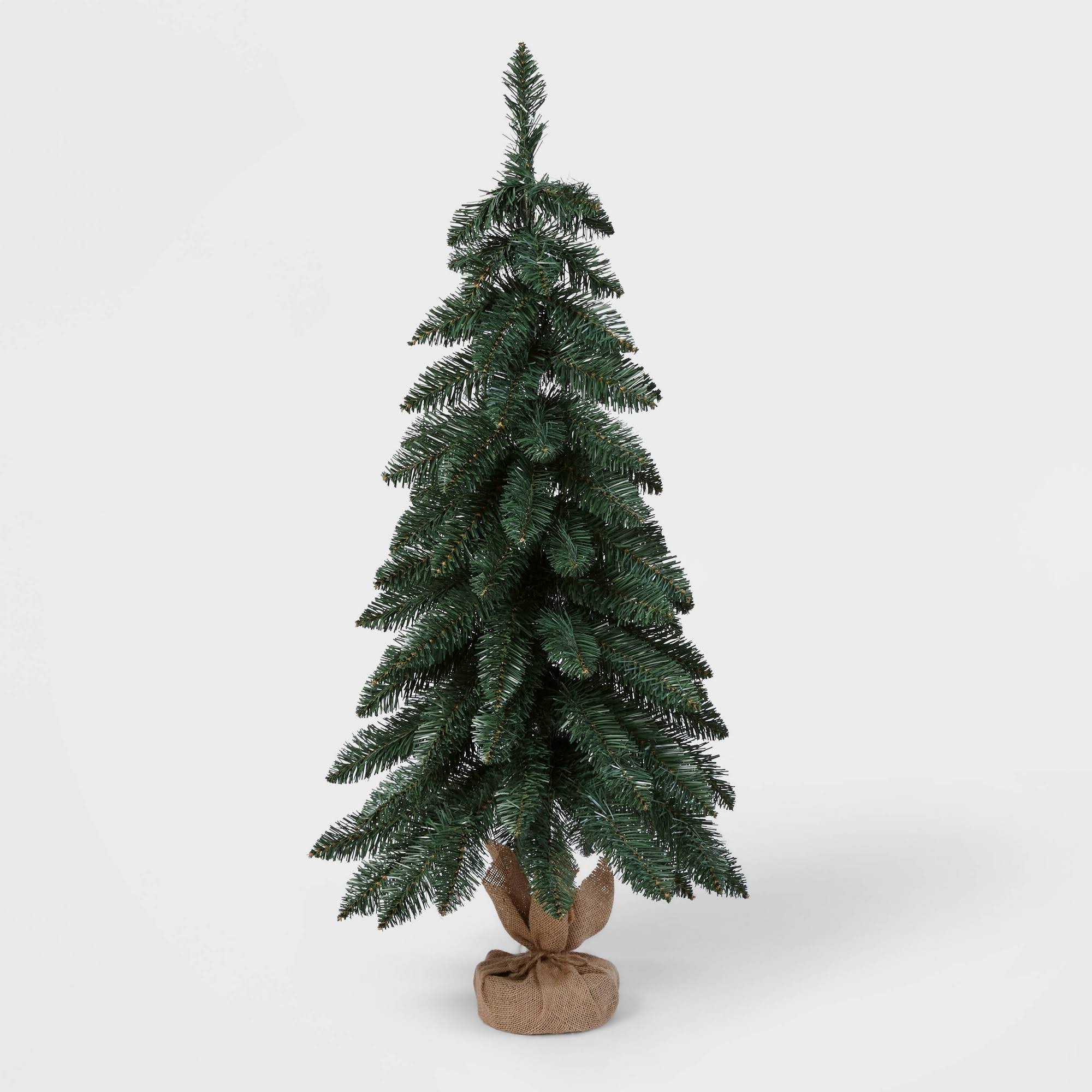 Wondershop 3' Unlit Downswept Alberta Spruce Mini Artificial Christmas Tree with Burlap Base