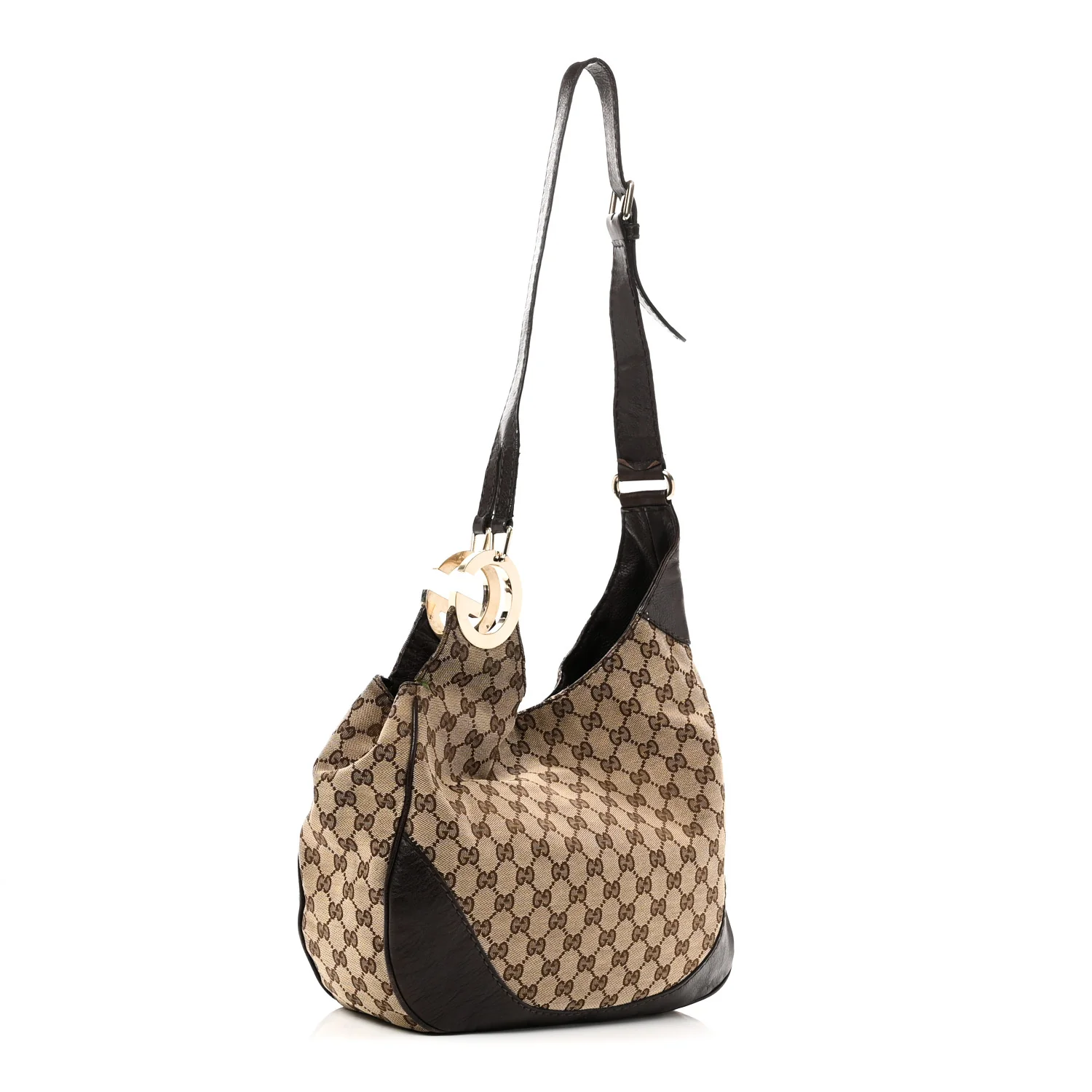 Monogram Medium Charlotte Hobo Brown