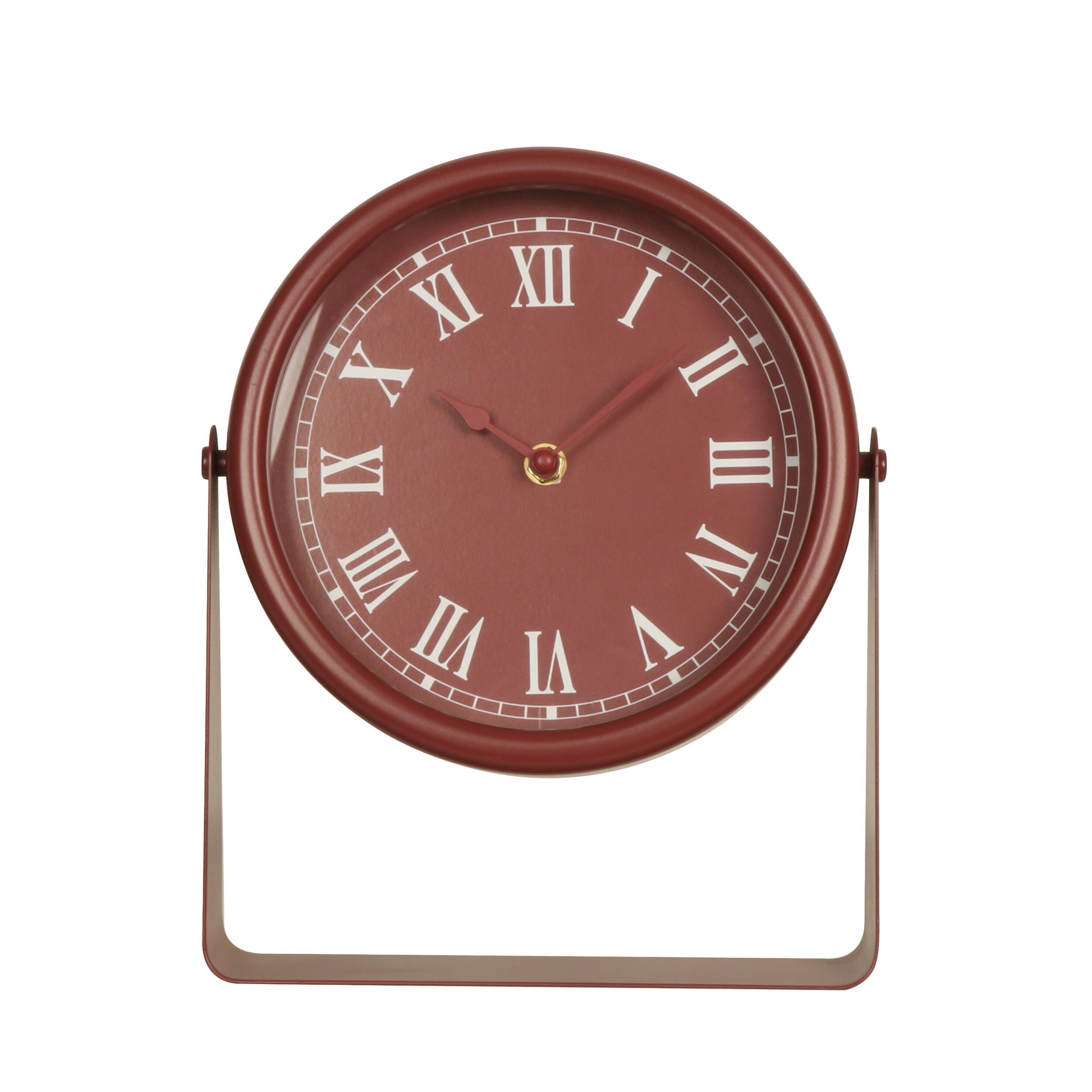Spectrum Mantel Clock Dark Rouge