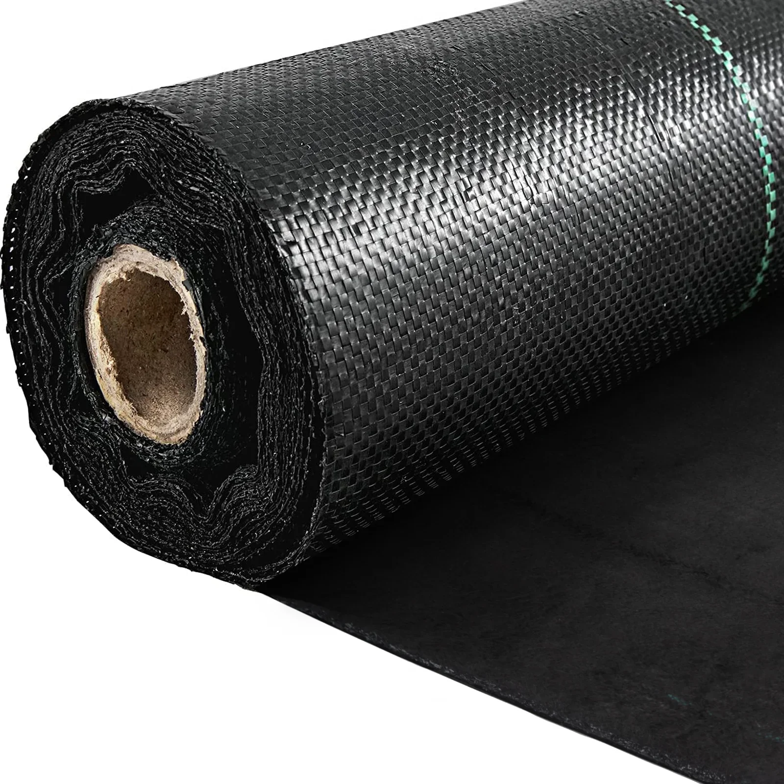 KFFKFF Weed Barrier, 5.8 oz Landscape Fabric, 4ft x 300ft Garden Ground Cover, Heavy Duty Woven Fabric with High Permeability for Superior Weed Control in Greenhouses, Gardens, Pavers, Walkways