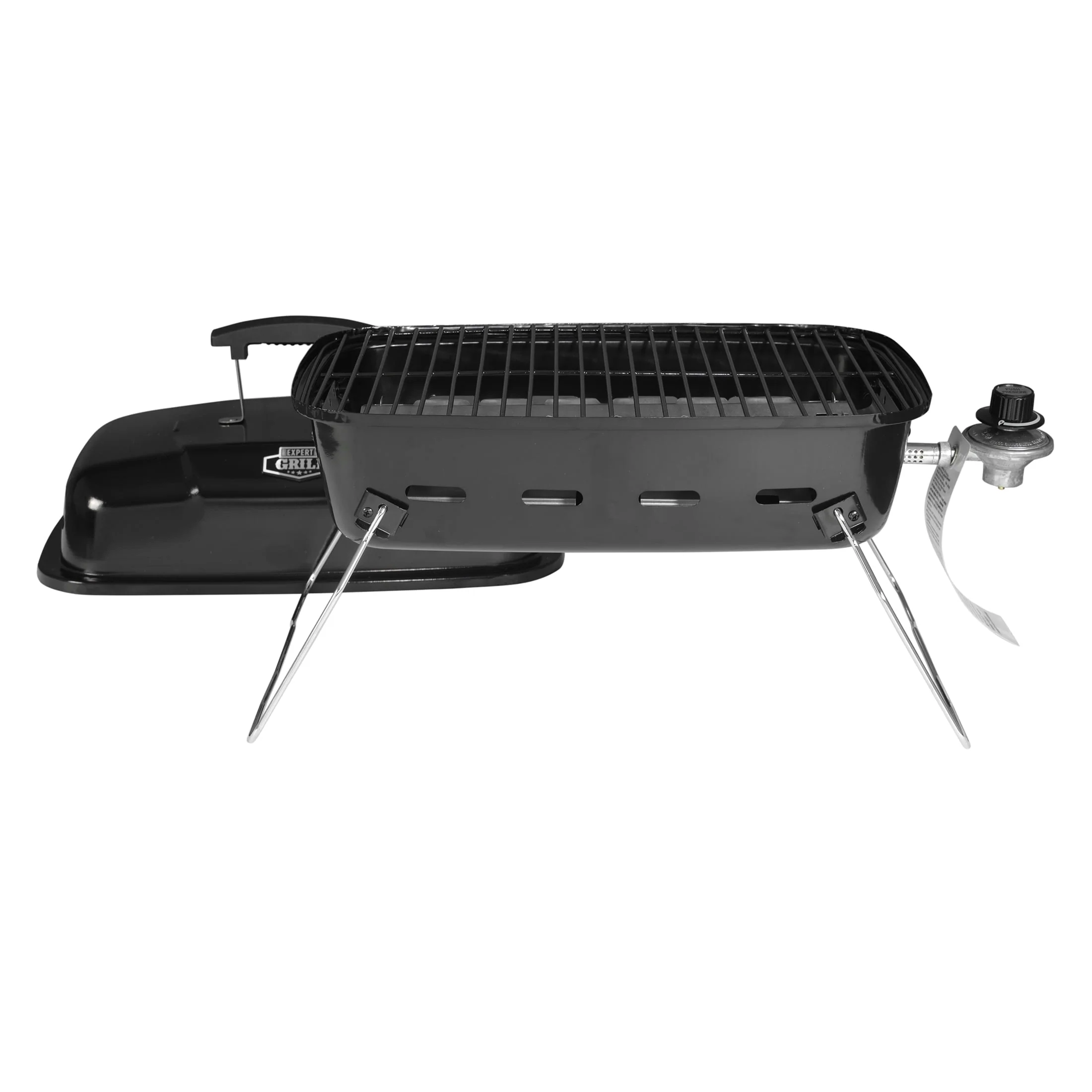 Grill 17.5" 10, 000 BTU Portable Propane Gas Grill, Black