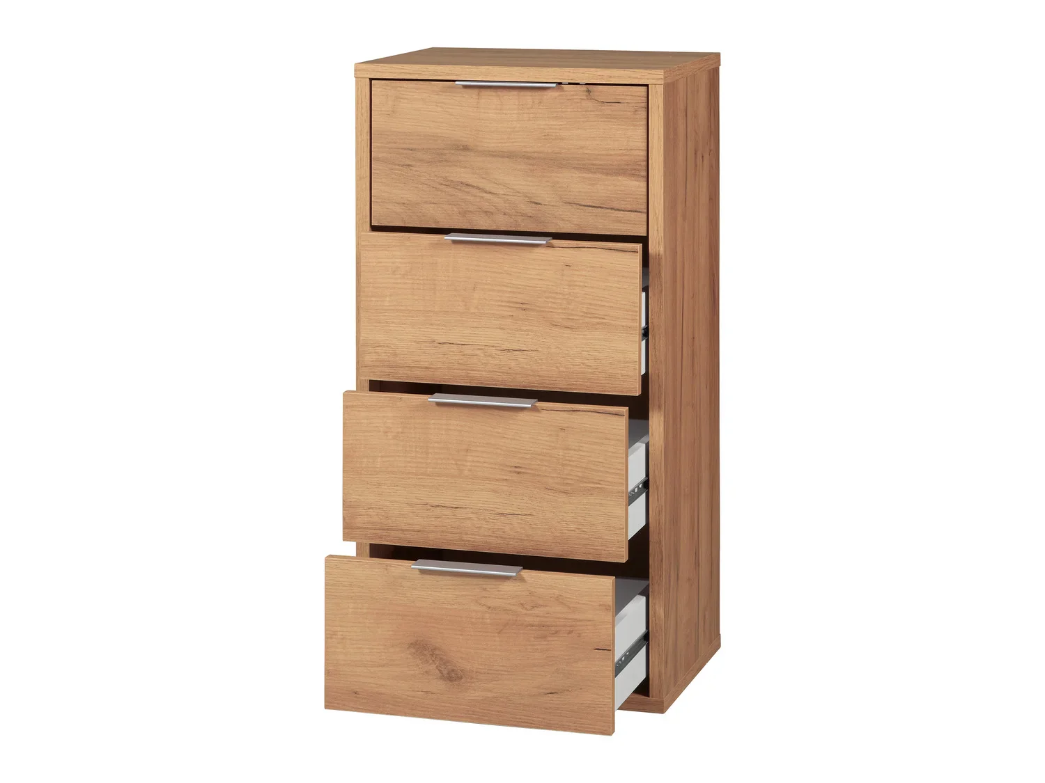 LIVARNO home Commode Verona 4 tiroirs, 40 x 80 x 35 cm, imitation chne