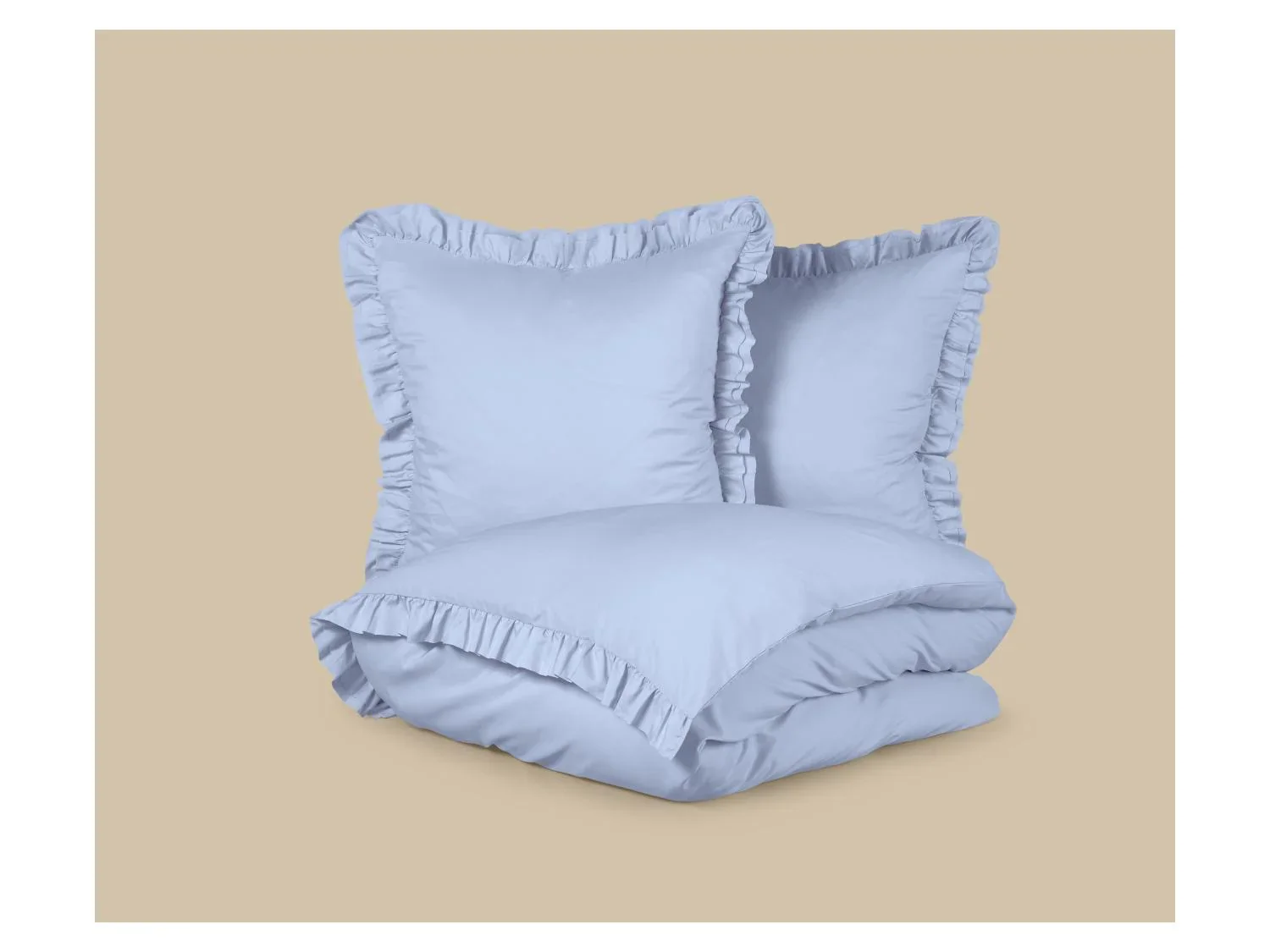 LIVARNO Parure de lit en satin de microfibre, 260 x 240 cm