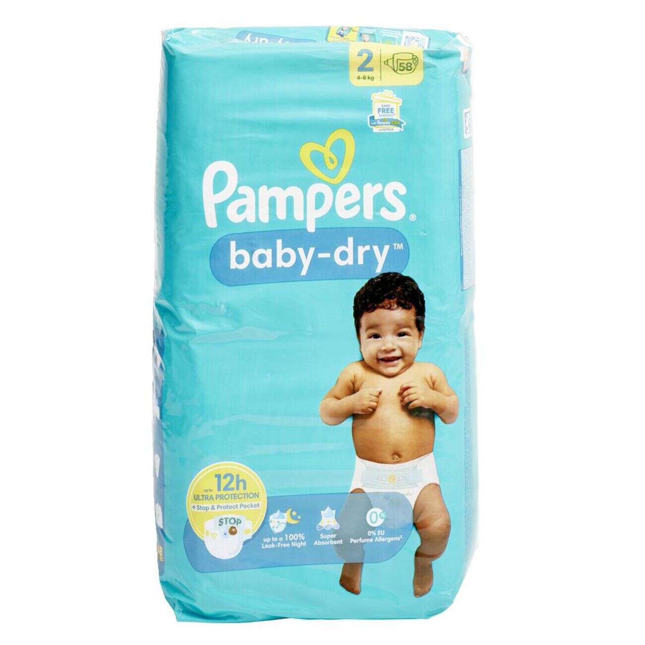 Couche Pampers Baby Dry T2 - 4-8kg x58