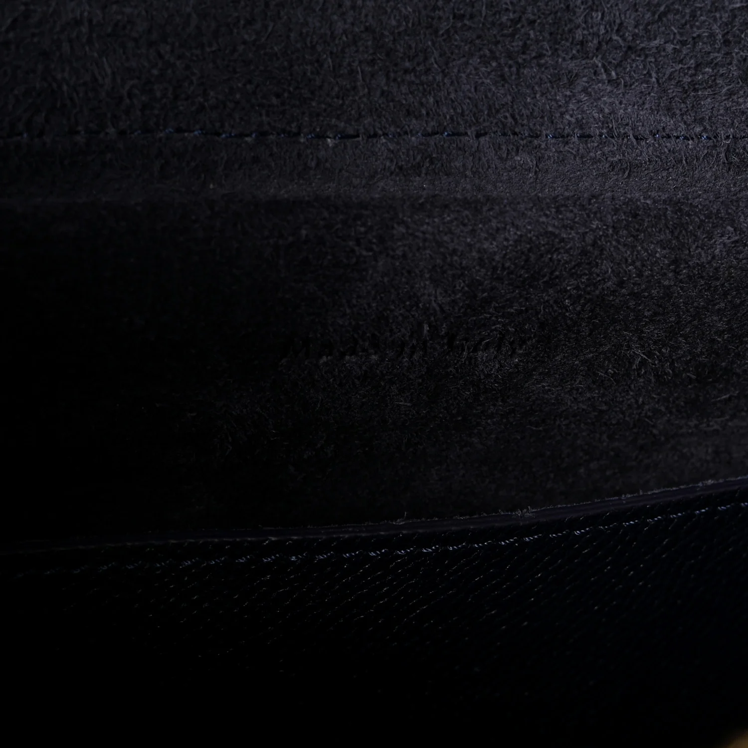 Grained Calfskin Micro Belt Bag Midnight