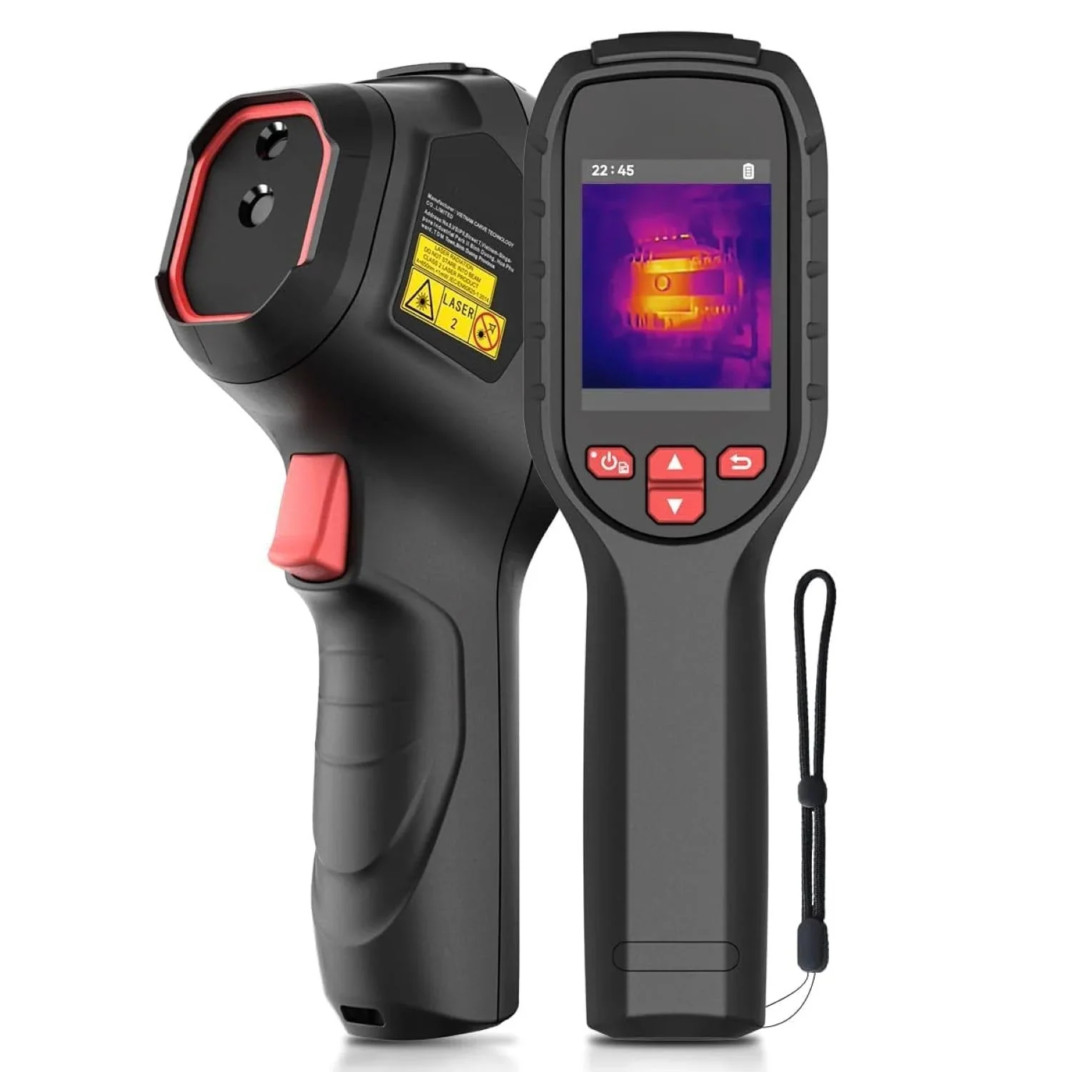 Thermal Camera, Super Resolution 240 X 240, Thermal Imaging Camera with Laser Pointer, 96 X 96 Ir Resolution, 25 Hz Infrared Camera -4ÆŽ3F…