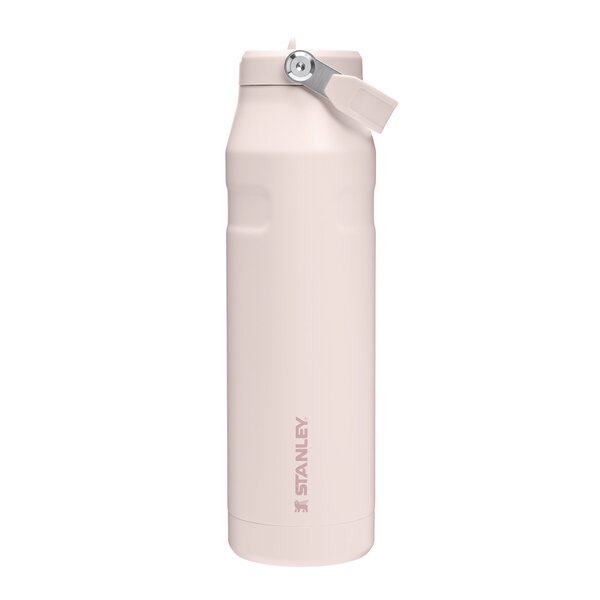 Iceflow flip straw tumbler termoflaske 1L rose quartz