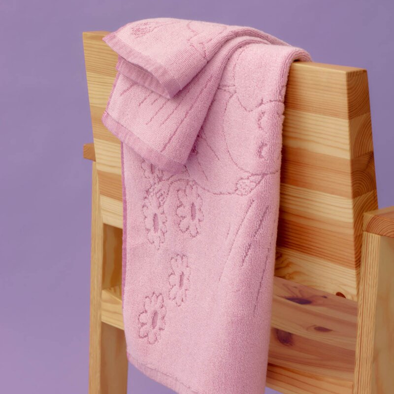 Mummi badehåndkle 70x140 cm Kjærester rosa
