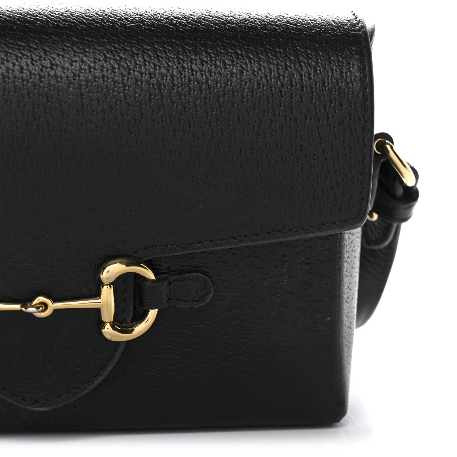 Calfskin Horsebit 1955 Shoulder Bag Black