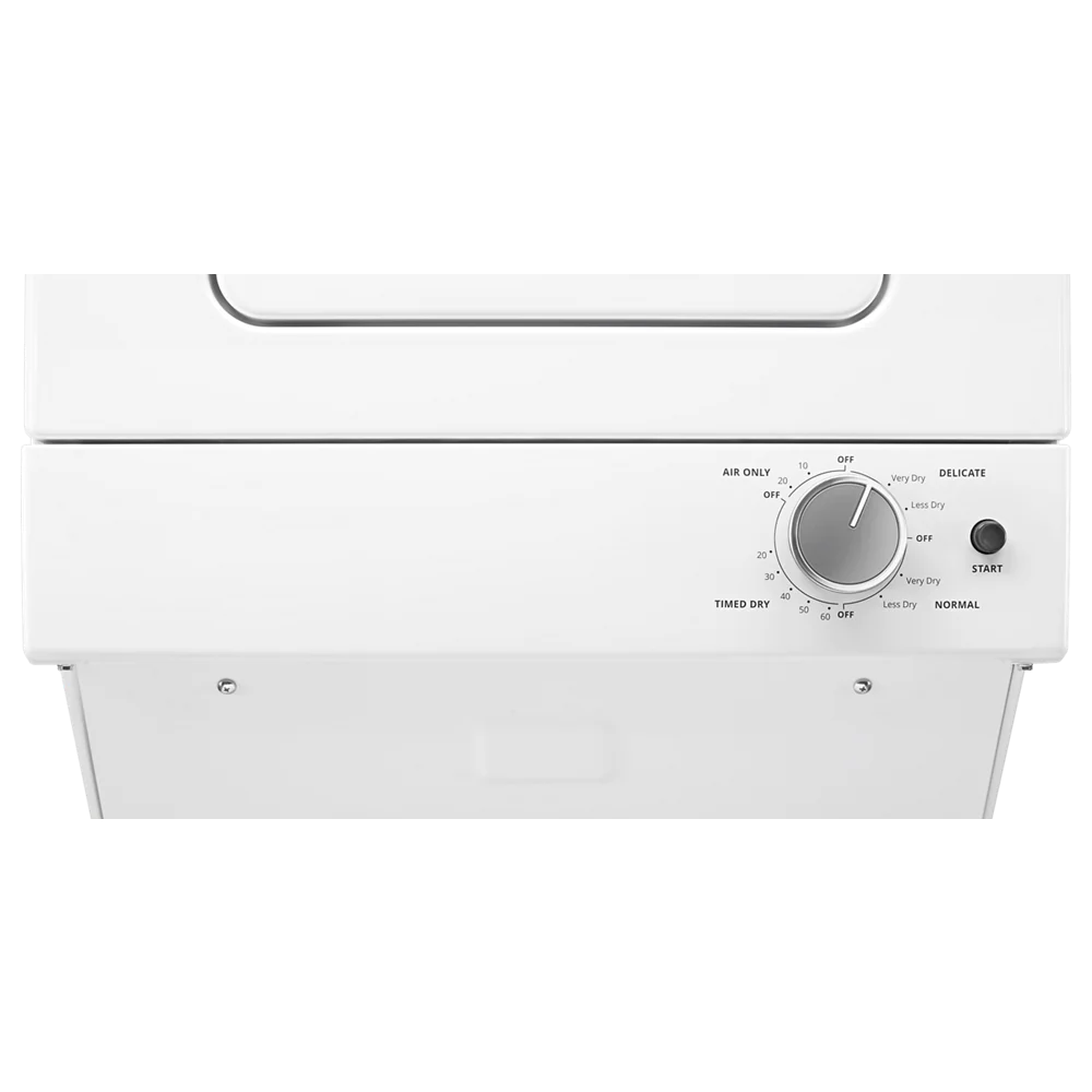 Whirlpool WET4024HW 24 in White Electric Washer/Dryer Stacked Laundry Center