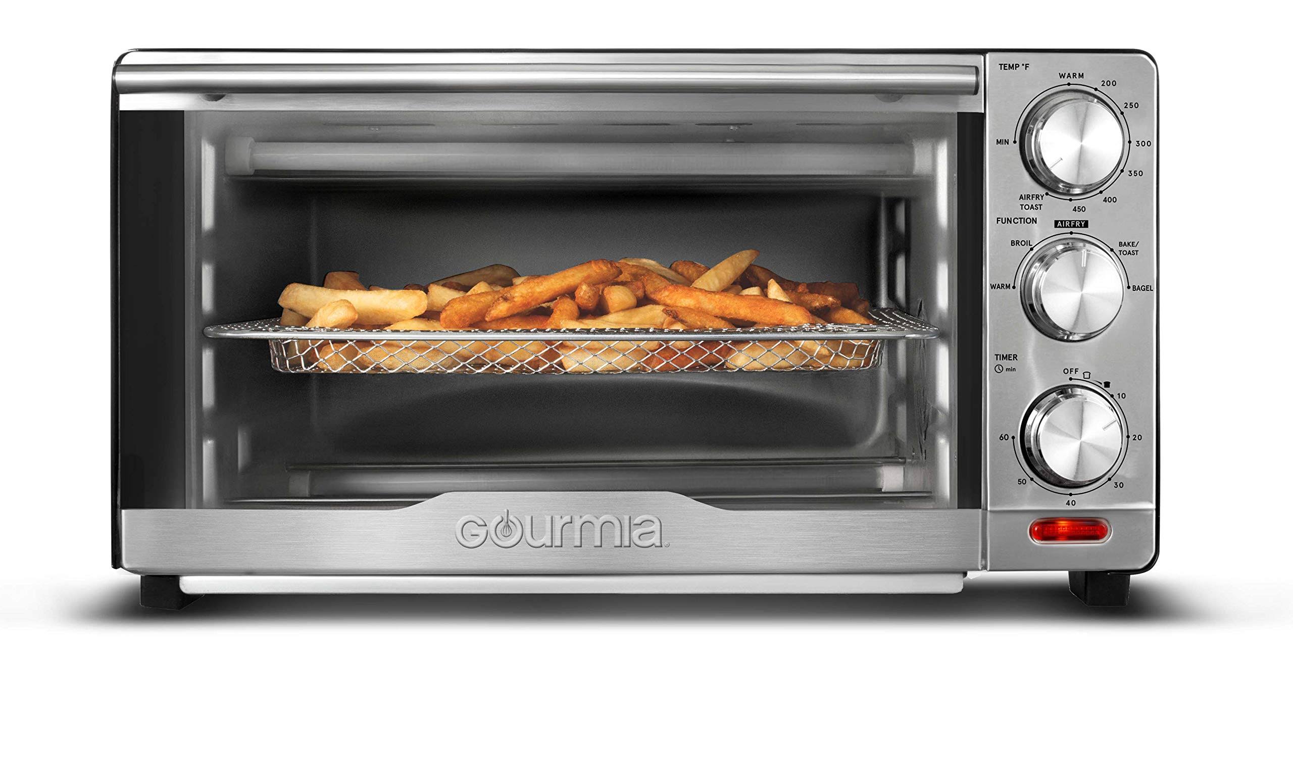 Gourmia GTF7350 6-in-1 Multi-Function, Stainless Steel Air Fryer Oven