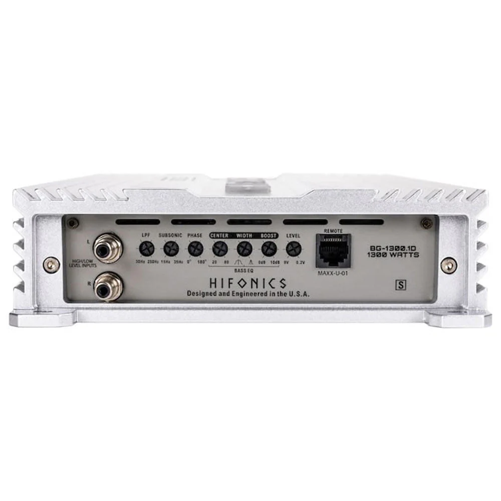 Hifonics BG - 1300.1D Brutus Gamma Mono D 1300W Car Audio Subwoofer Amp Amplifer