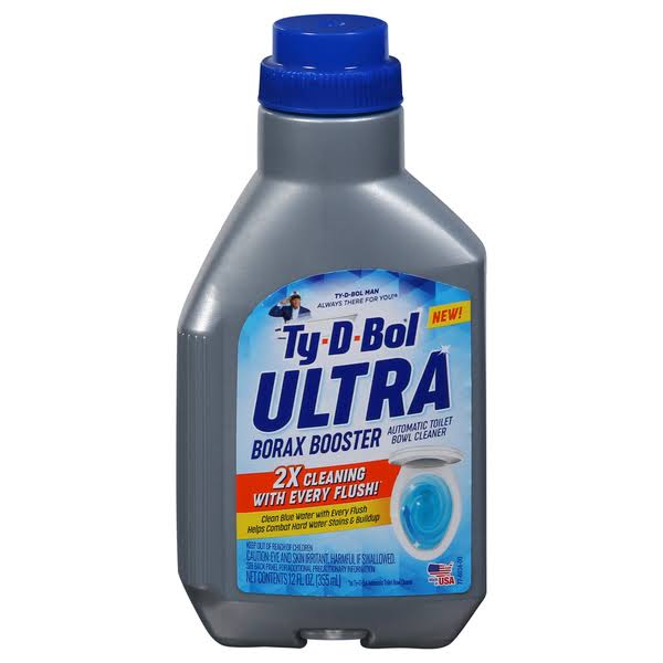 Ty-D-Bol Ultra Borax Booster Automatic Toilet Bowl Cleaner - 12 fl oz