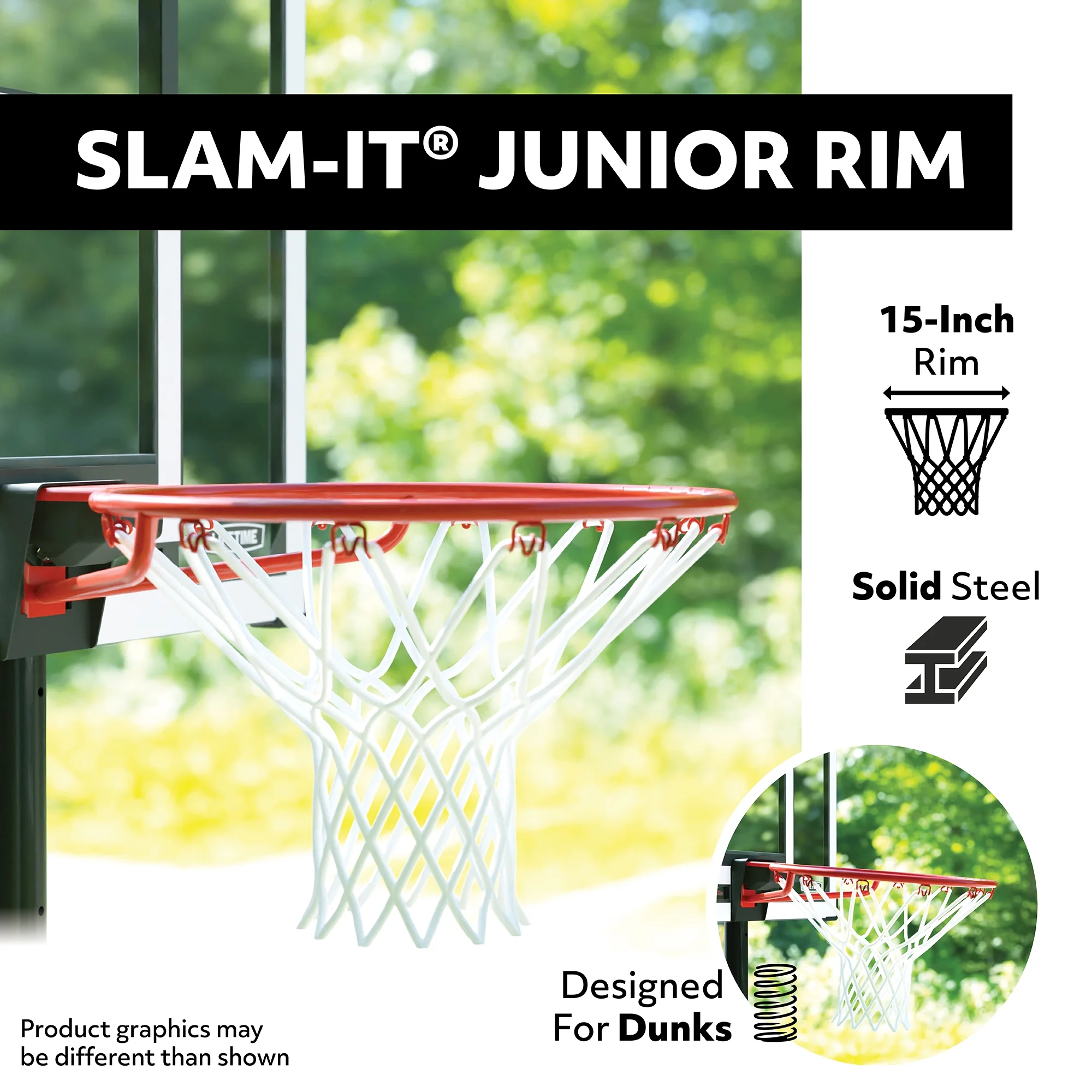 Lifetime 30 - Inch Youth Polycarbonate Portable Basketball Hoop with Telescoping Adjustment & Youth Rim - Model 91115 - Outdoor Play