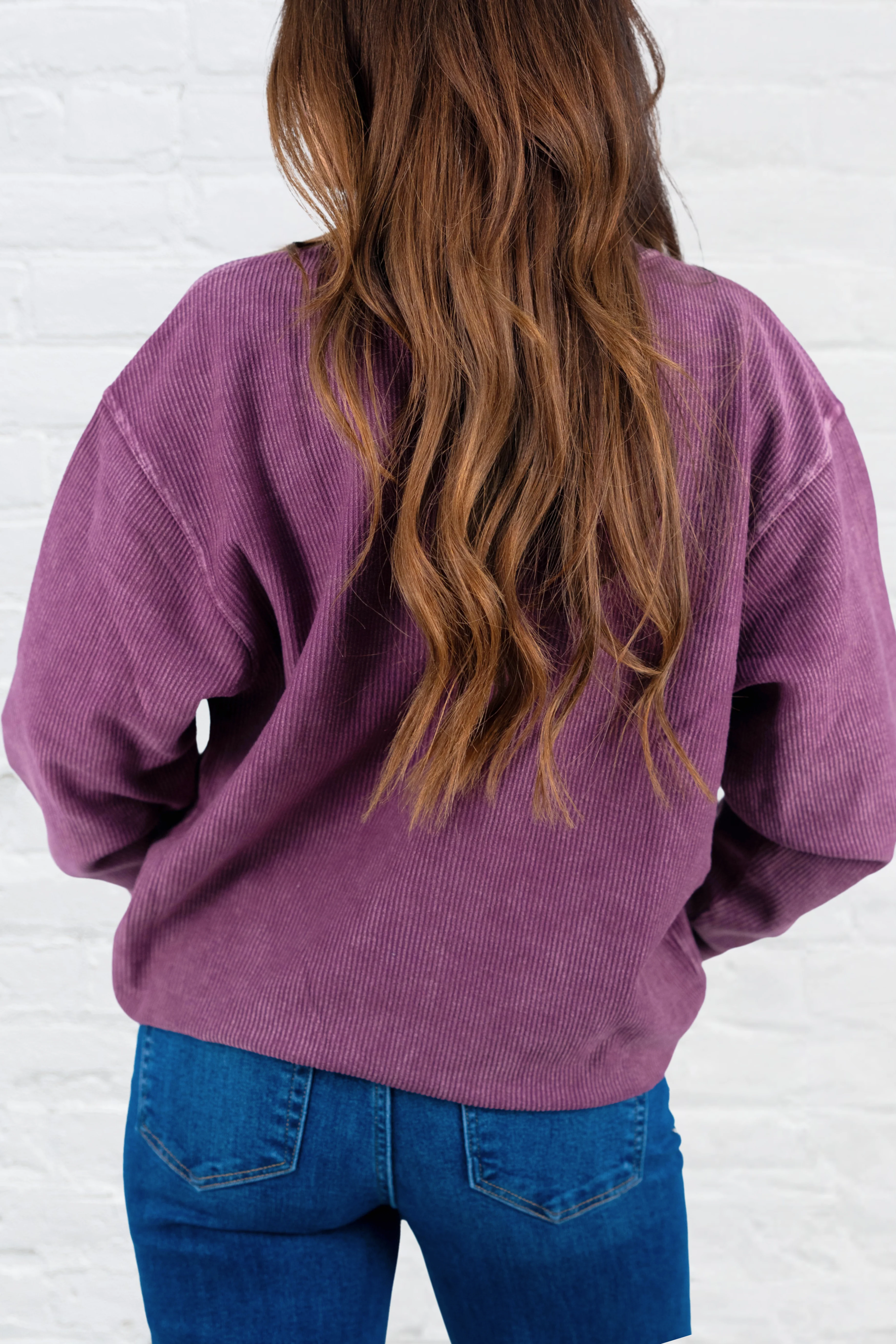 Walk By Faith Ribbed Crewneck