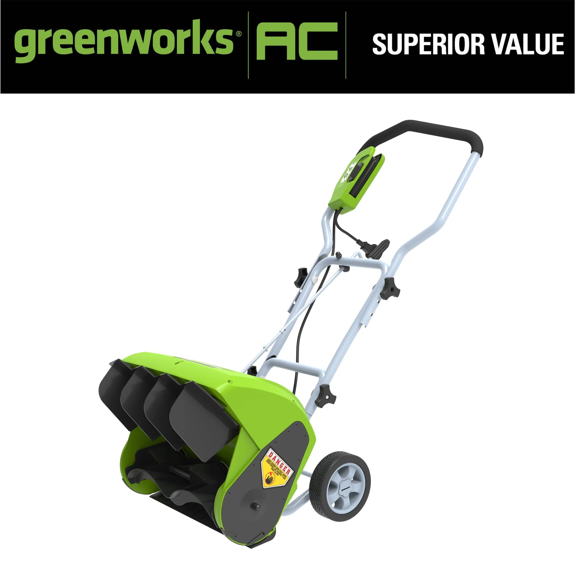 10 Amp 16-inch Corded Electric Snow Blower, 26022 - Image 3