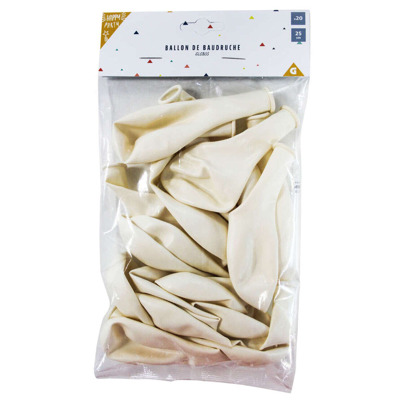 Ballon blanc en latex x 20