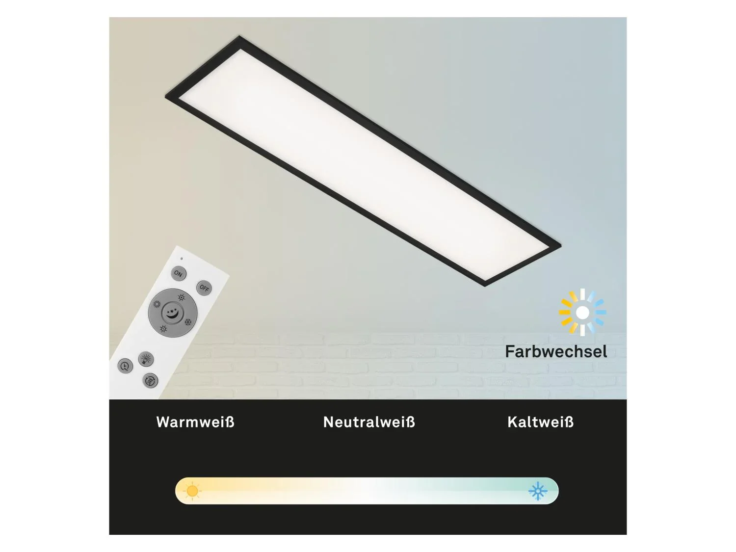 Briloner Panneau LED de plafond
