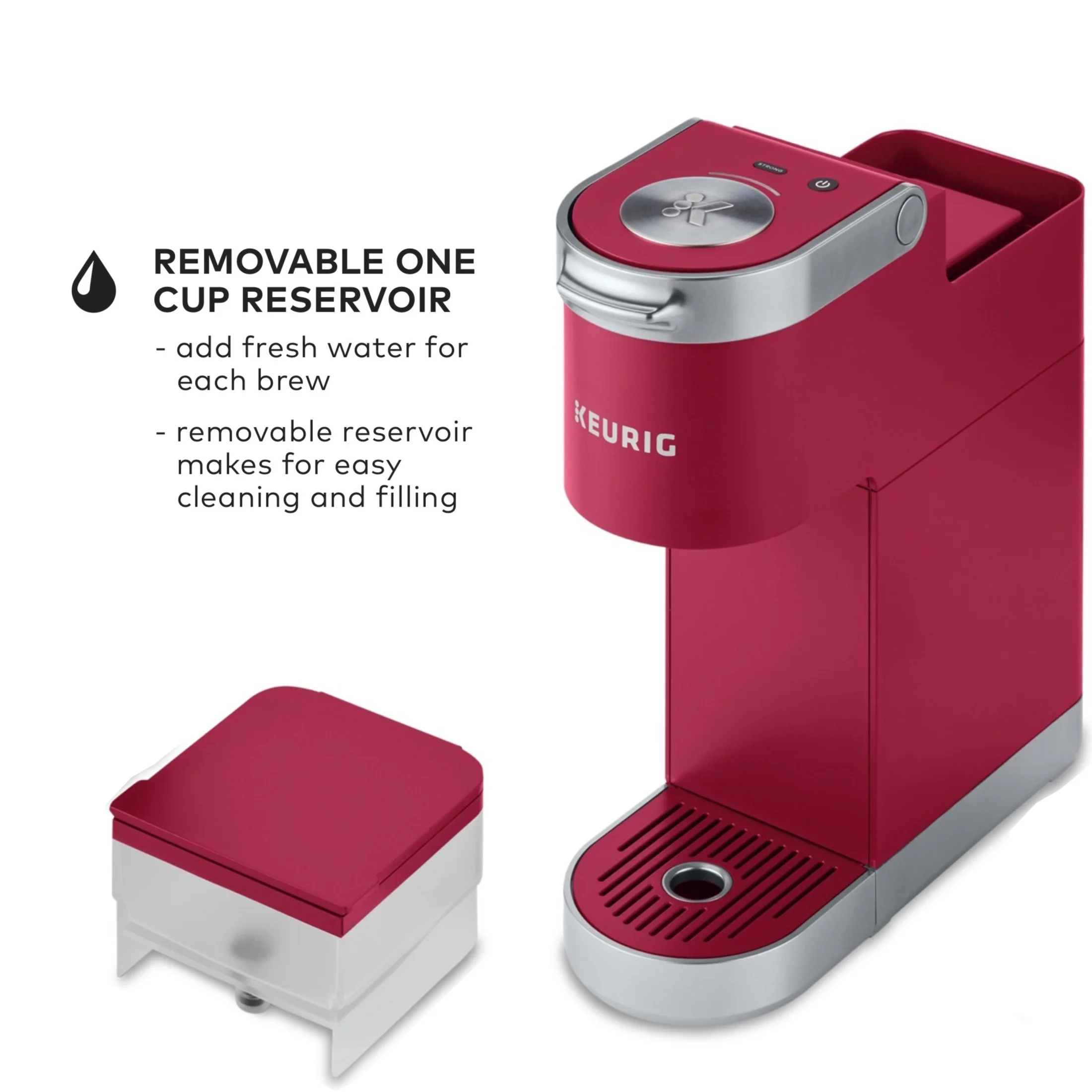 Keurig K - Mini Plus Single Serve K - Cup Pod Coffee Maker, Dusty Rosé