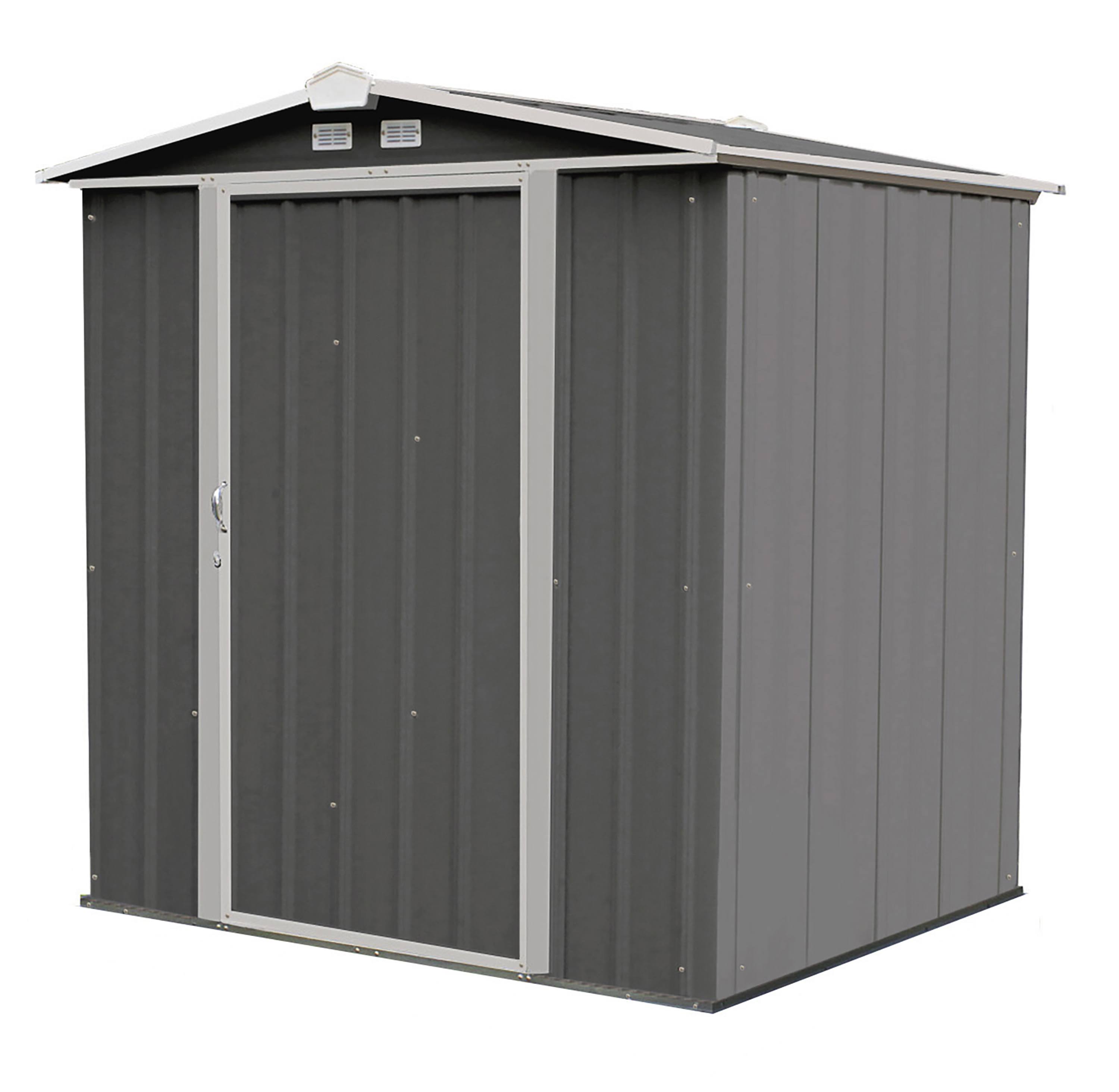 6-ft x 5-ft Spacemaker Galvanized Steel Storage Shed