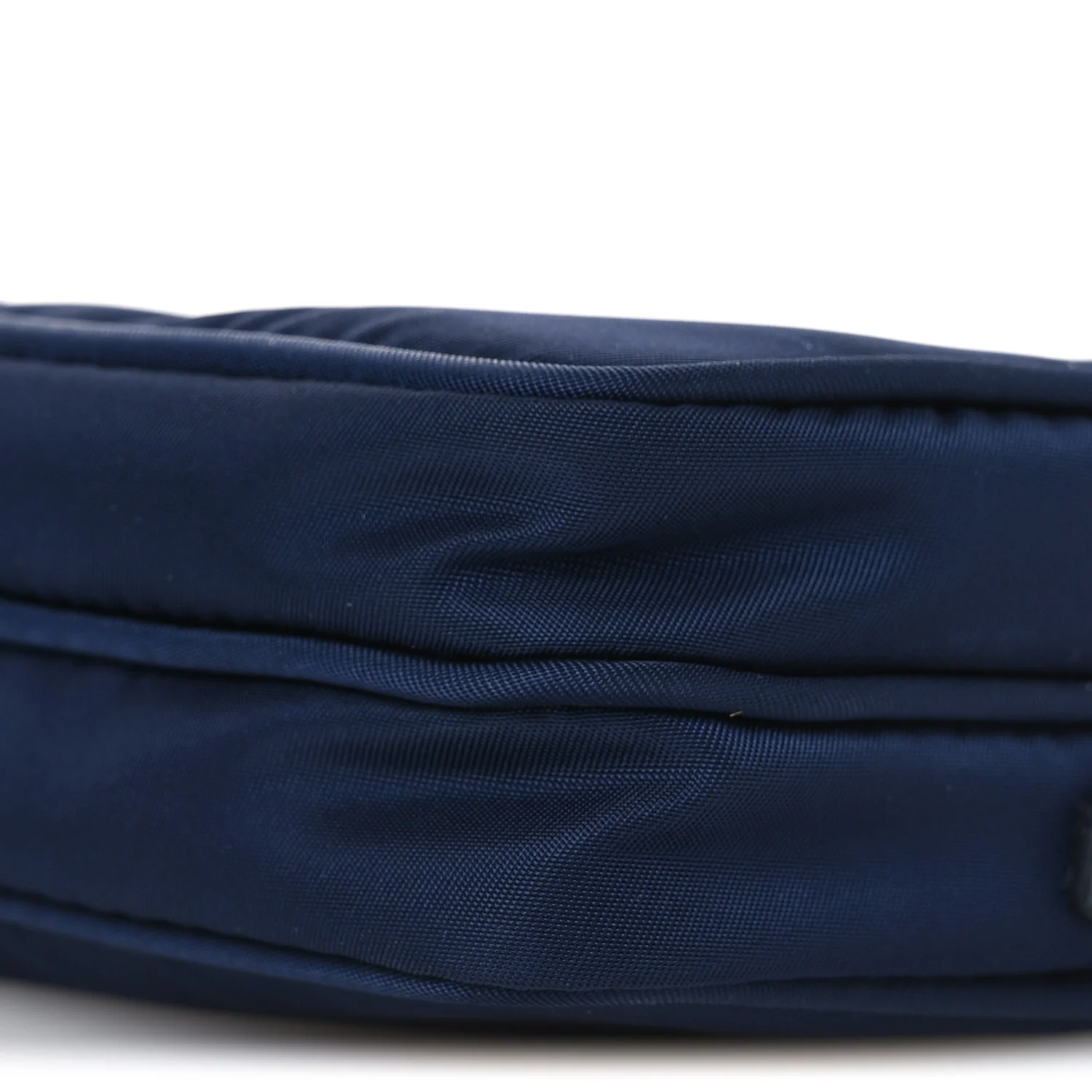 Tessuto Nylon Saffiano Mini Camera Crossbody Royal