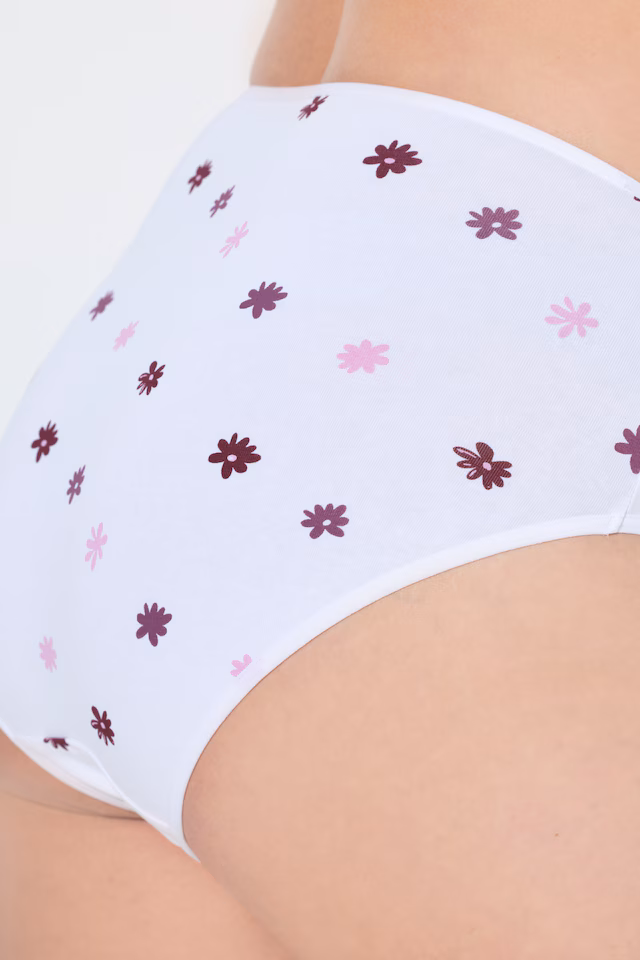 5 Pack Midi Briefs- Floral