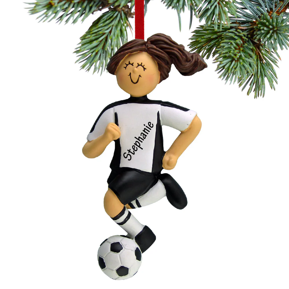Soccer  Girls With Uniform Personalized Ornament
