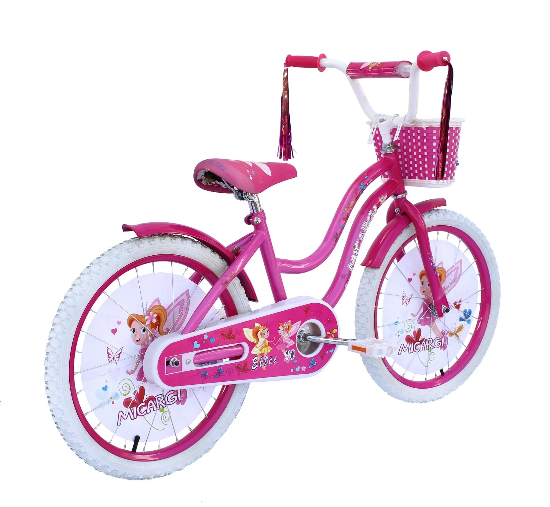 ELLIE G 20 HPK PK 20 in Girls Bicycle, Hot Pink and Pink Image 4