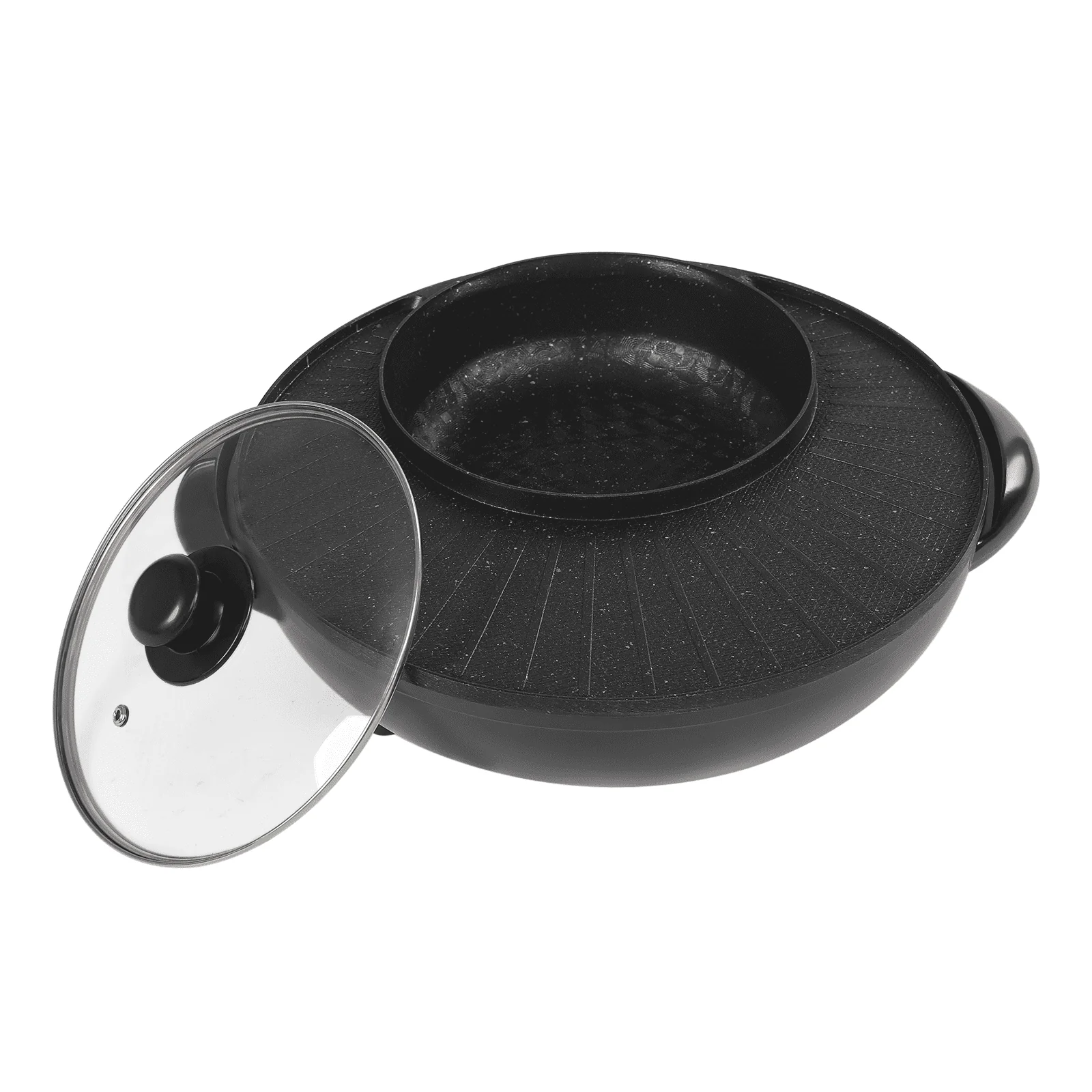 MONIPA Circular Edition Hotpot Grill Combo Indoor BBQ Parties Electric Hot Pot