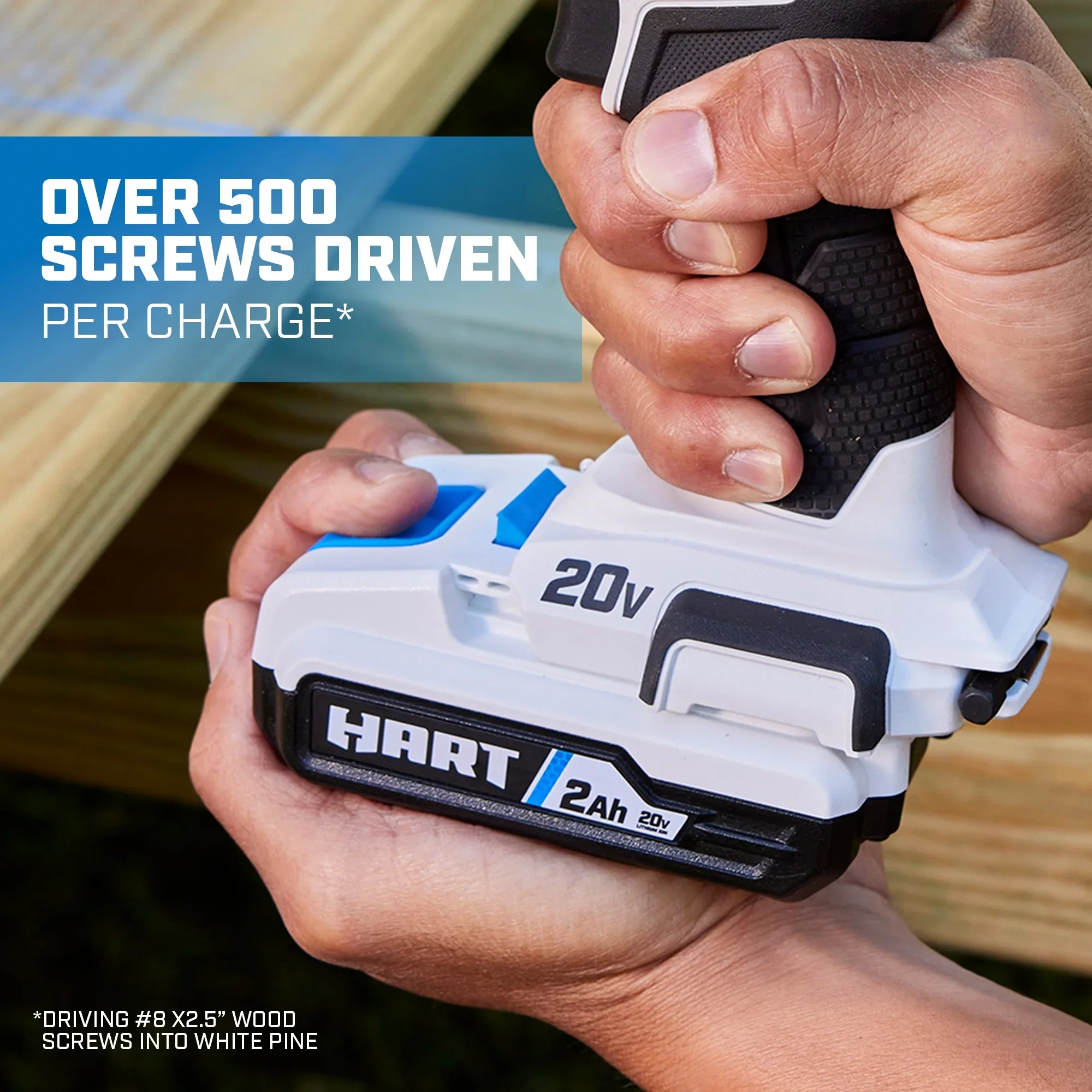 HART 20-Volt Cordless Brushless Impact Driver Kit, Gen 2, 1/4 Hex Collet