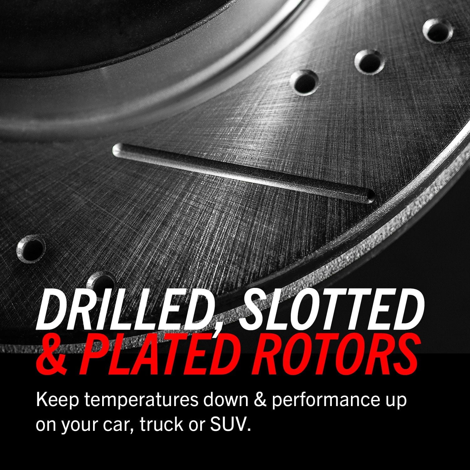 Front and Rear Z23 Evolution Sport Carbon-Fiber Ceramic Brake Pad and Drilled Slotted Rotor Kit Fits: LEXUS Select Models K6513 - Image 6