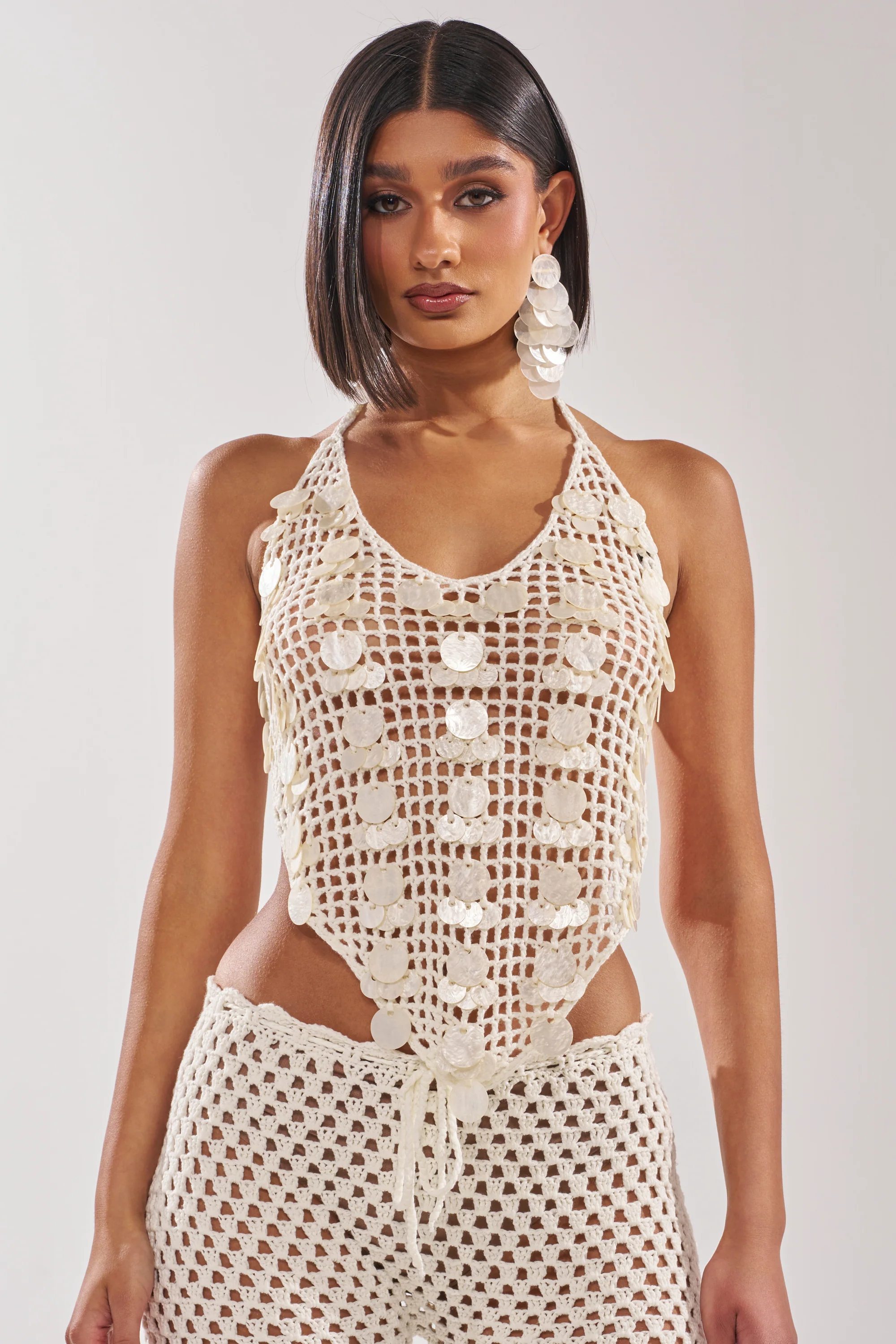 TAKE ME TO THE CLUB CROCHET TANK - Akira Store