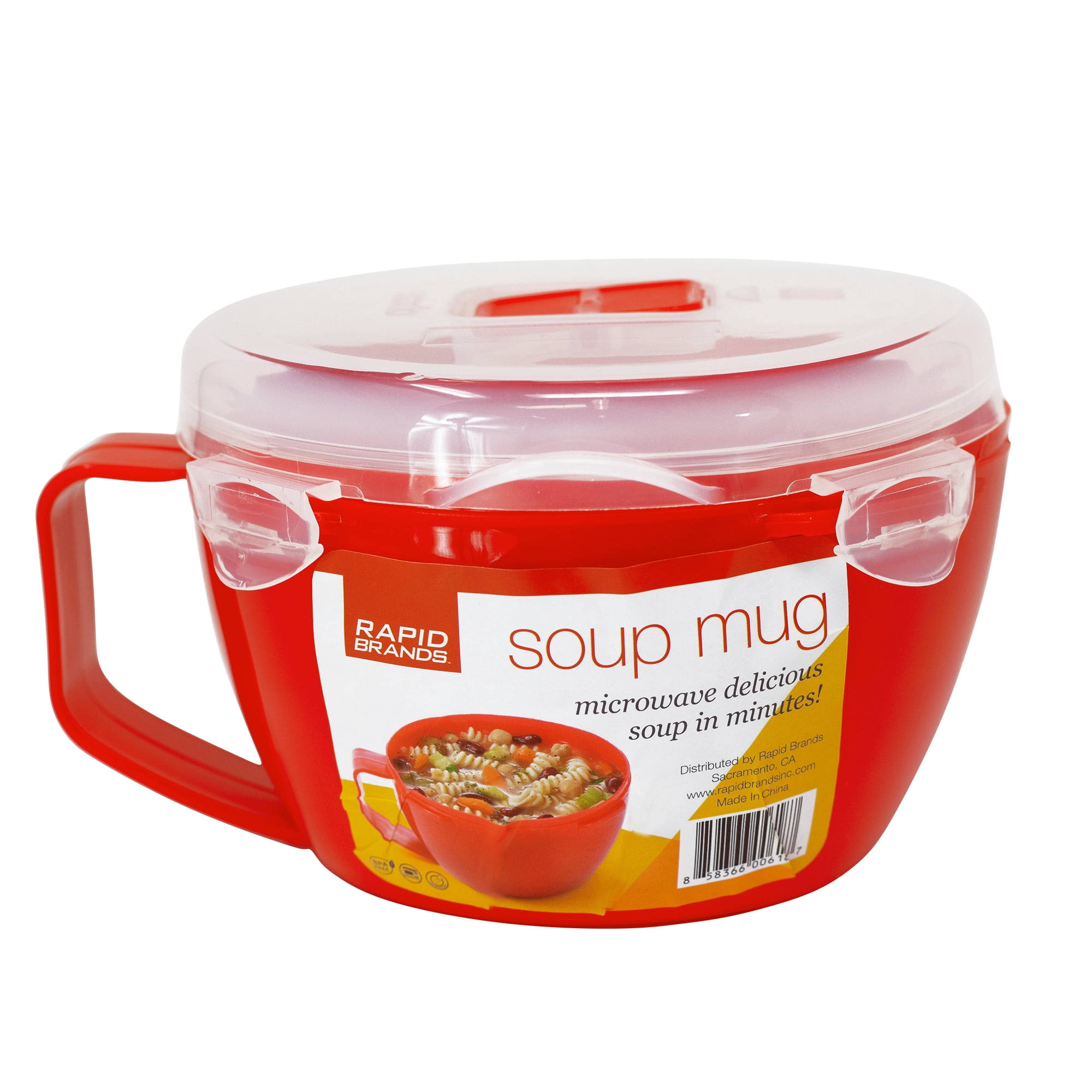 Rapid Brands Noodle/Soup Bowl. Microwave Soup & Noodles in Minutes.