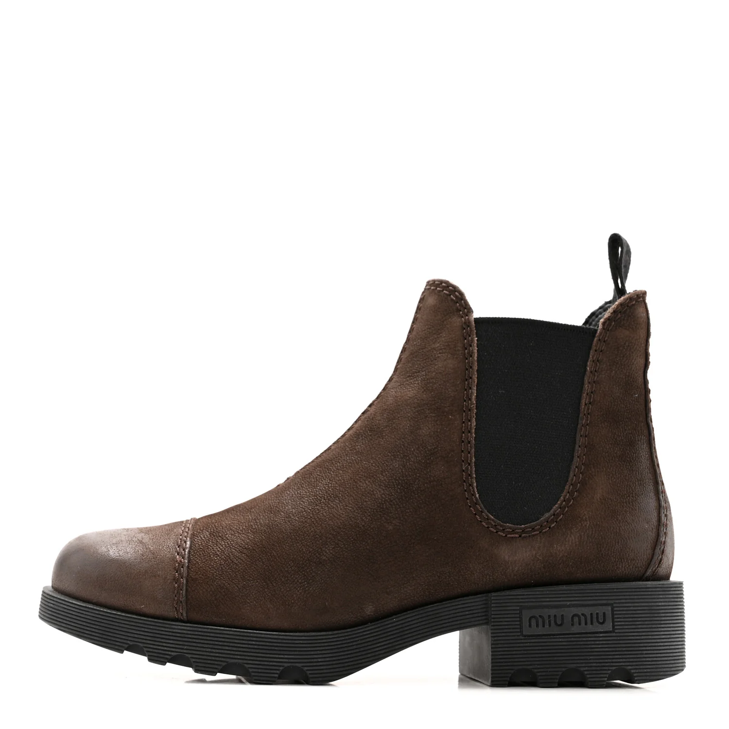 Suede Chelsea Boots 37.5 Dark Brown