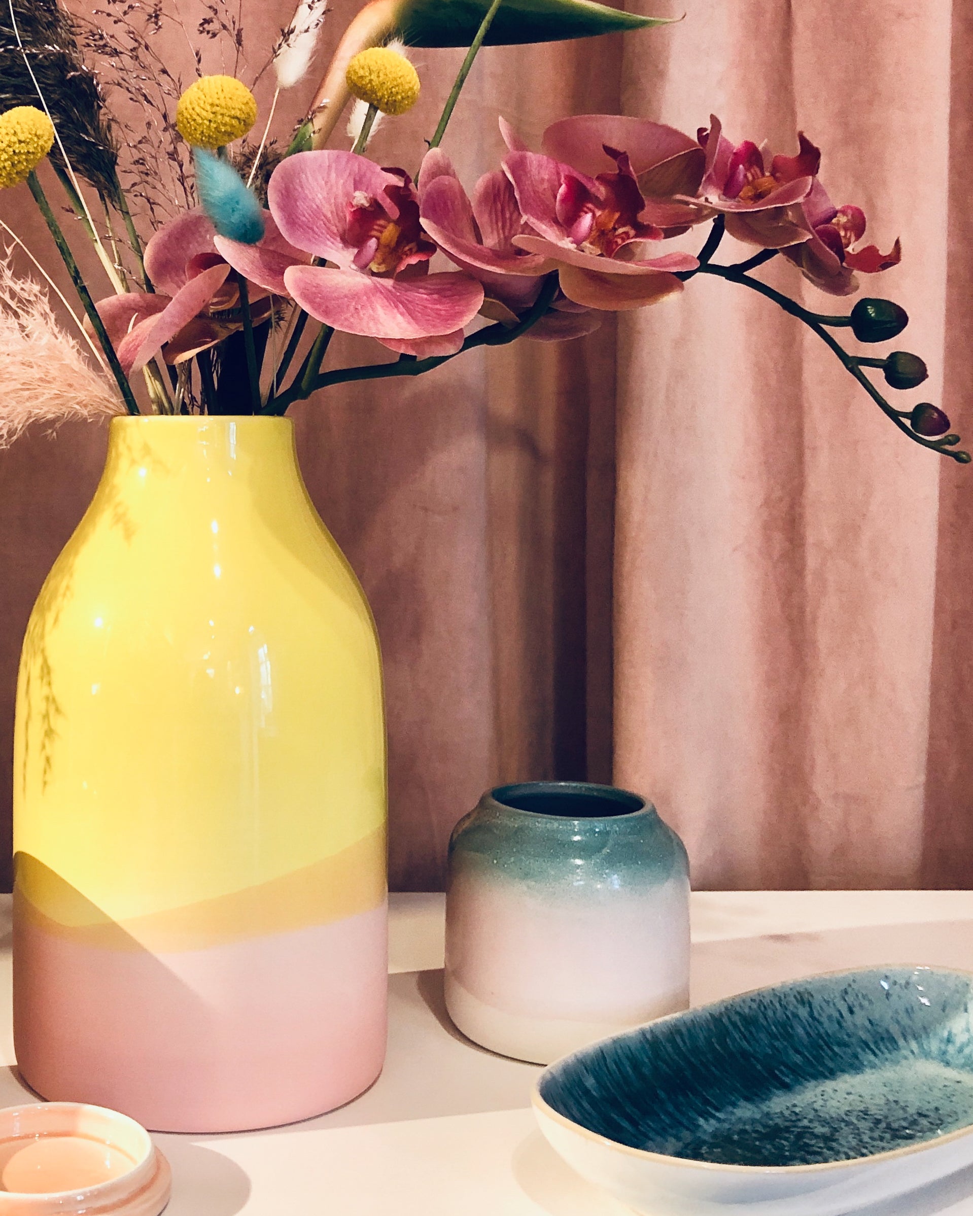 MARISA VASE - YELLOW ROSE
