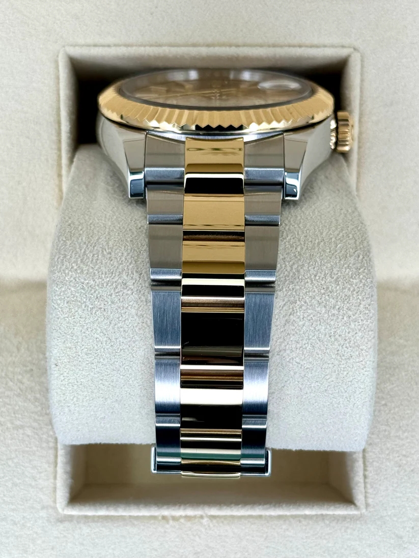 [Super Clone]RLX  Sky-Dweller 42mm Two-Tone Yellow Gold Champagne Dial Oyster - 336933 - New 2025