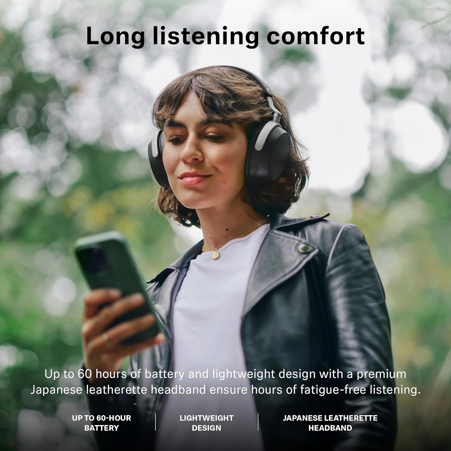Sennheiser HDB 630 Wireless Over-Ear Headphones - Hi-Res Audiophile Sound  Adaptive Noise Cancellation  Parametric EQ  60 Hour Battery Life  Includes USB-C Low-Latency Bluetooth Adapter - Black