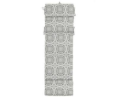 Global Medallion Reversible Outdoor Chaise Cushion