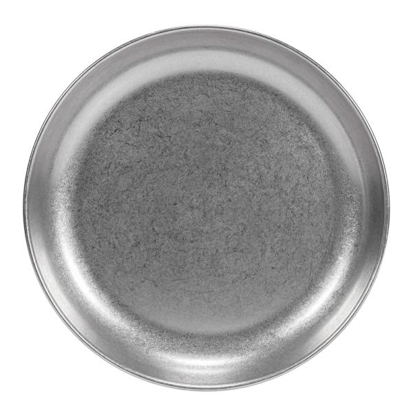 Vintage tallerken 25 cm rustfritt stål