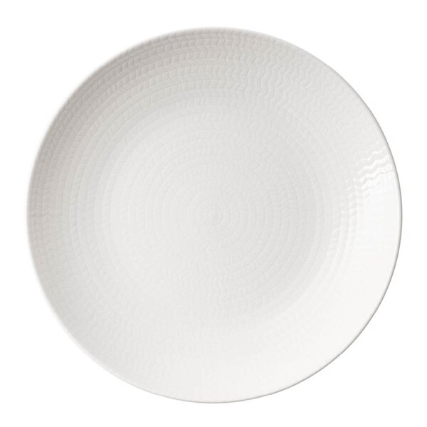 Blå Eld tallerken 23 cm hvit