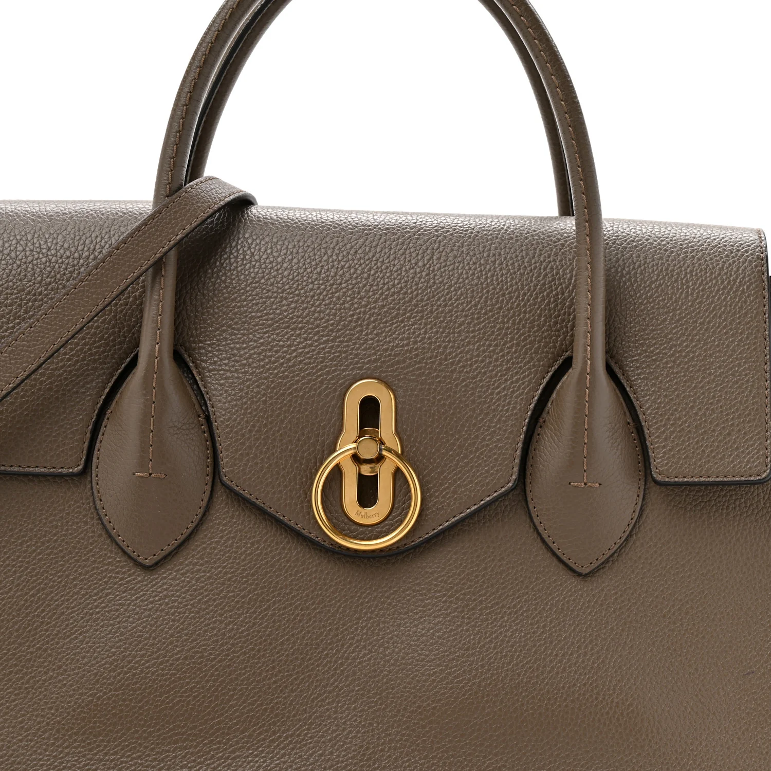Small Classic Grain Calfskin Seaton Clay